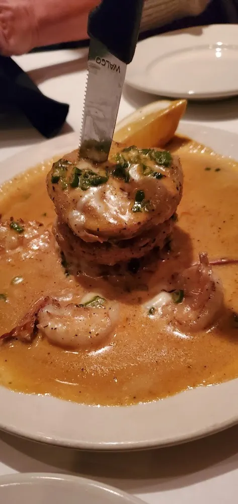 Fresh Jumbo Gulf Shrimp Fresh Grilled Atlantic Salmon